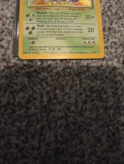 Pokemon Nidoking Holo Rare TCG Card 11/102 Base Set Vintage WOTC - Image 4