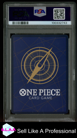 MONKEY D. LUFFY BANDAI ONE PIECE 41 2024 BANDAI CARD GAME FEST - ENGLISH PSA 10 - Image 2