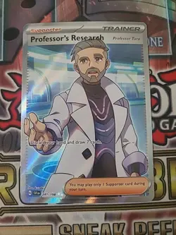 Professor's Research - 241/198 - Pokemon Scarlet & Violet Base Full Art Card NM - Image 1