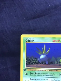 Pokemon Cards: Jungle 1st Edition Common: Oddish 58/64 - Image 2