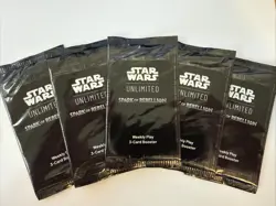 Star Wars Unlimited TCG Spark of Rebellion Weekly Play 3-Card Booster - Image 1