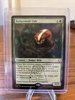 MTG Badgermole Cub, NM-Mint, English Avatar: The Last Airbender Card 167 - Image 1