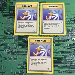 Scoop Up 107/130 Base Set 2 Rare Trainer Pokemon Card WOTC Vintage HP 3 - Image 1