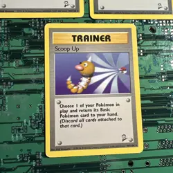 Scoop Up 107/130 Base Set 2 Rare Trainer Pokemon Card WOTC Vintage HP 3 - Image 4