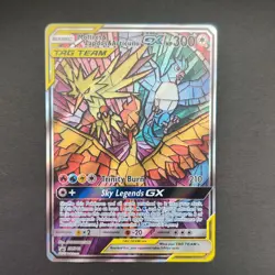 Pokemon TCG Karte - Moltres Zapdos Articuno GX Sm210 Promo 2019 English NM - Image 2