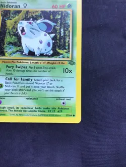 Pokemon Cards: Jungle 1st Edition Common: Nidoran 57/64 - Image 4