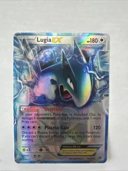 Lugia EX 102/113 Legendary Treasures 2013 Holo Rare Pokemon Card TCG - Image 1