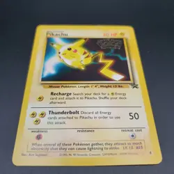 Pokemon TCG Pikachu Movie 4 Promo Card Gold Foil Vintage - Image 1