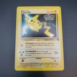 Pokemon TCG Pikachu Movie 4 Promo Card Gold Foil Vintage - Image 2