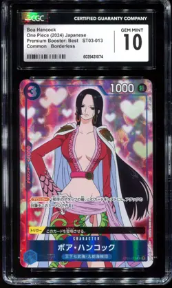 Boa Hancock ST03-013 CGC 10 Premium Booster Best One Piece Card - Image 1