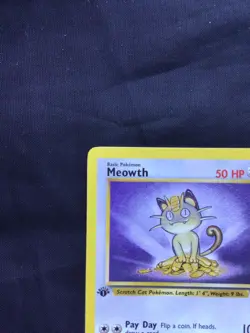 Pokemon Cards: Jungle 1st Edition Common: Meowth 56/64 - Image 2
