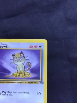 Pokemon Cards: Jungle 1st Edition Common: Meowth 56/64 - Image 3