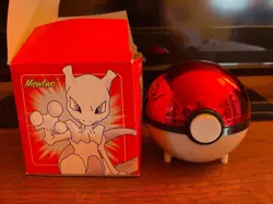 1999 Mewtwo Pokemon 23K Gold Plated Card NINTENDO RED BOX Previously opened - Image 1