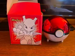 1999 Mewtwo Pokemon 23K Gold Plated Card NINTENDO RED BOX Previously opened - Image 2
