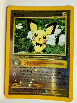 Pokemon TCG Pichu Holo Rare 35 Black Star Promo Pokemon Card - Image 1