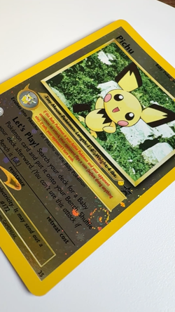 Pokemon TCG Pichu Holo Rare 35 Black Star Promo Pokemon Card - Image 2