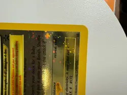Pokemon TCG Pichu Holo Rare 35 Black Star Promo Pokemon Card - Image 5