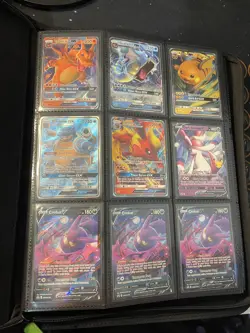 Pokemon Card Binder Joblot of 150+ Cards Mix Of Art Rares, Vmax, Vstar And More - Image 1