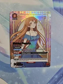 Shirley Fenette SR** Code Geass Alt Art CGH-1-081 Union Arena Card Game NM - Image 1