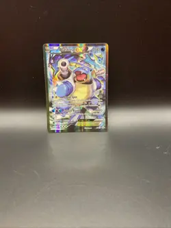 NM Pokemon TCG Blastoise EX XY Holo Full Art Card XY122 - LP - Image 1