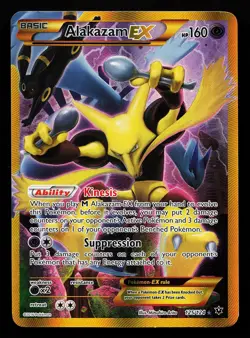 Alakazam EX 125/124 Secret Rare XY Fates Collide Pokemon Card - Image 1