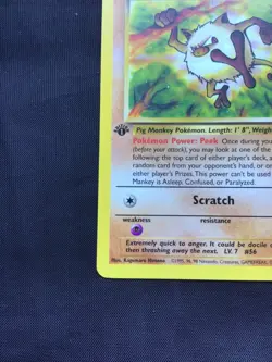 Pokemon Cards: Jungle 1st Edition Common: Mankey 55/64 - Image 5