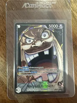 OP09-081 Marshall.D.Teach Leader Alt Art One Piece TCG English Card - Image 1
