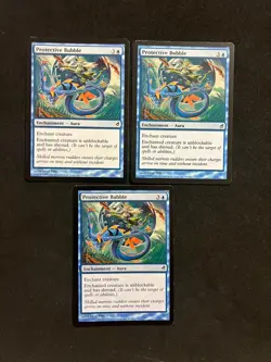 x3 Protective Bubble 3x [Lorwyn] Magic MTG Cards LP - Image 1