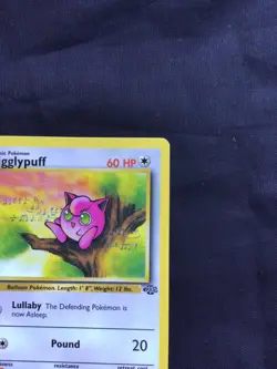 Pokemon Cards: Jungle 1st Edition Common: Jigglypuff 54/64 - Image 3