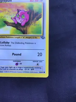Pokemon Cards: Jungle 1st Edition Common: Jigglypuff 54/64 - Image 4
