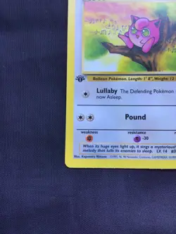 Pokemon Cards: Jungle 1st Edition Common: Jigglypuff 54/64 - Image 5
