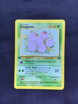 Pokemon Cards: Jungle 1st Edition Common: Exeggcute 52/64 - Image 1