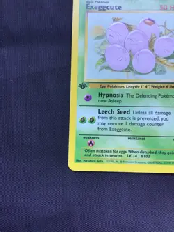 Pokemon Cards: Jungle 1st Edition Common: Exeggcute 52/64 - Image 5
