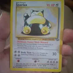 Snorlax 27/64 Jungle Non-Holo Rare Pokemon Card WOTC Vintage TCG NM - Image 1