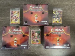 Cuphead Out Of The Cards Official Trading Cards Box + Promo EvilCuphead - SEALED - Image 1