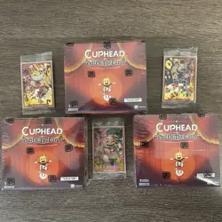 Cuphead Out Of The Cards Official Trading Cards Box + Promo EvilCuphead - SEALED - Image 2