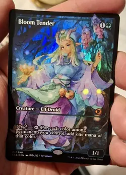 x1 Bloom Tender (0390) - Foil - Showcase M MTG Lorwyn Eclipsed M/NM, English - Image 1