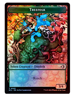 Goblin Token (0006) // Treefolk Token (0003) - Foil Lorwyn Eclipsed MTG - Image 2