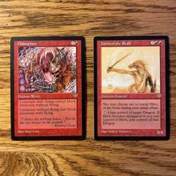 MTG: Mirage Chaosphere And Hivis of the Scale Rares - NM And Crisp - Image 1