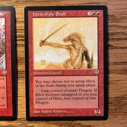 MTG: Mirage Chaosphere And Hivis of the Scale Rares - NM And Crisp - Image 3