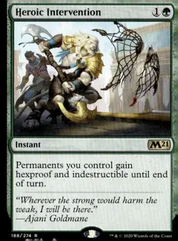 Core Set 2021 #188 Heroic Intervention - Image 1