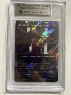 Sephiroth, Fabled SOLDIER (Borderless) (Surge Foil) Final Fantasy Foil BGS 7.5 - Image 2