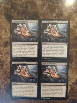 (4) Touch of Moonglove *PLAYSET* NM Origins Magic the Gathering MTG - Image 1