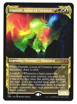 Magic The Gathering Zendikar Rising ZNR 2020 #312 Omnath, Locus of Creation x2 - Image 2