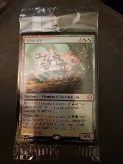 x1 Vibrance - Foil M MTG Lorwyn Eclipsed M/NM, English Sealed Promo - Image 1