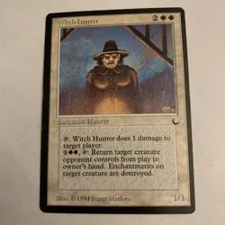 Witch Hunter MP The Dark MTG Magic the Gathering - Image 1