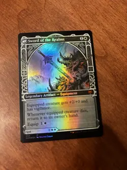 Sword of The Realms Foil Showcase Kaldehiem MTG - Image 1
