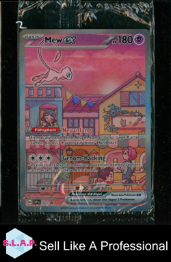 MEW EX POKEMON 053 2023 151 ULTRA PREMIUM COLLECTION SVP HOLO GERMAN SEALED - Image 1