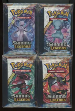 Pokemon TCG Shining Legends Booster Pack Art Set Sealed NM - Image 1
