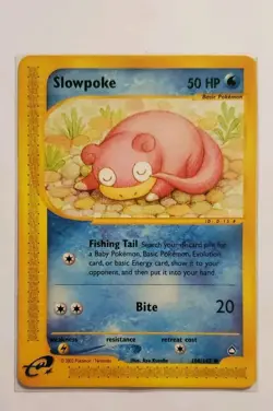 Pokemon Slowpoke Aquapolis Regular Card 108/147 - Image 1